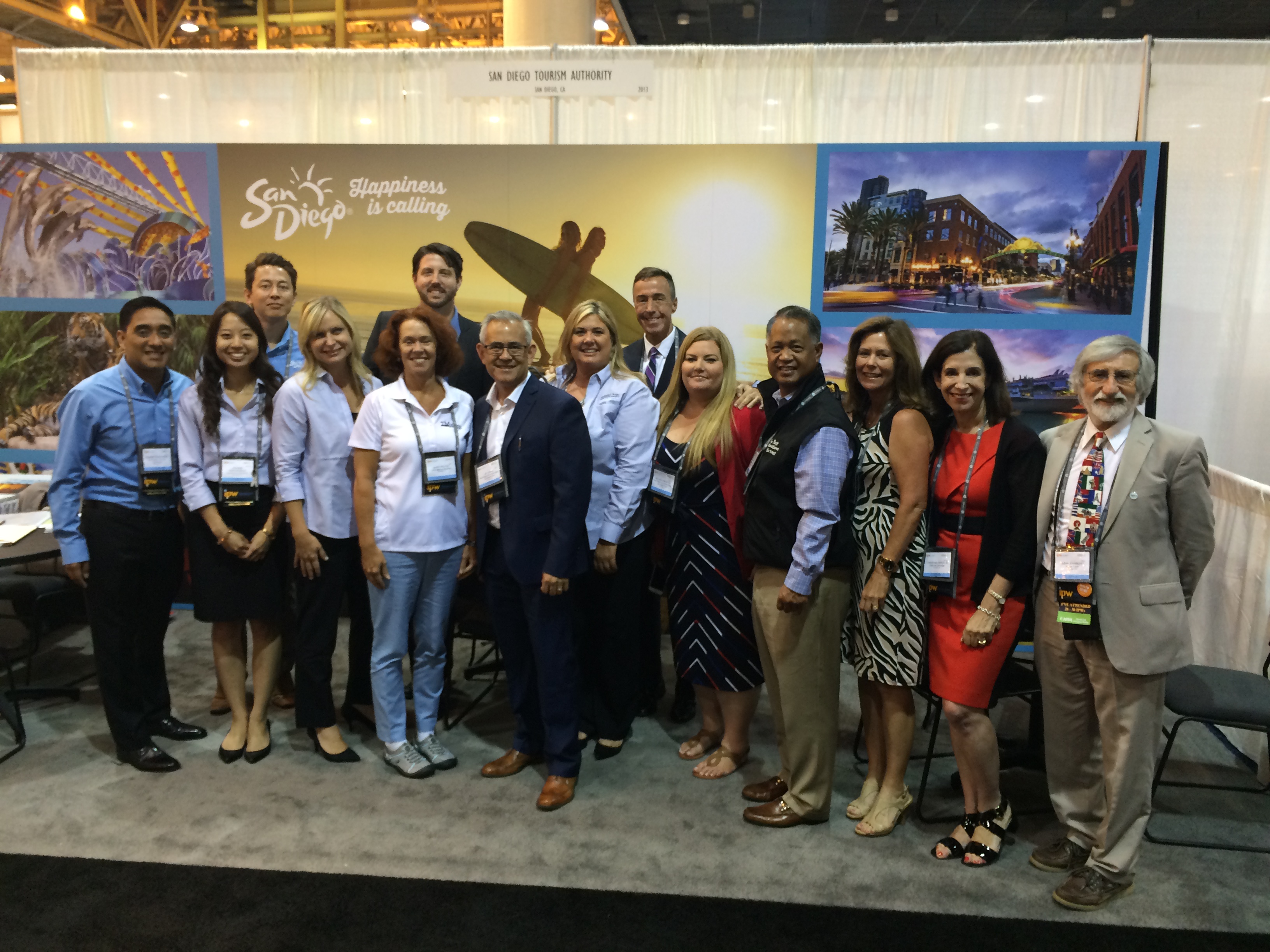 San Diego Travel Trade Team at IPW 2016
