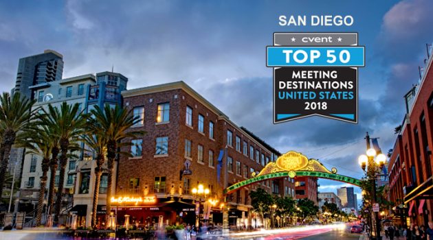 San Diego earns No. 4 spot on Cvent’s 2018 Meeting Destinations List
