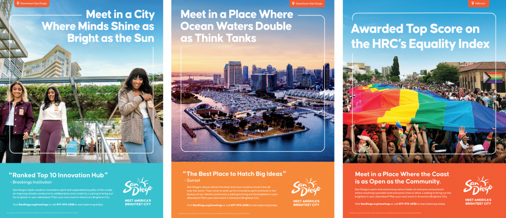 Examples of Meet America's Brightest City advertising creative